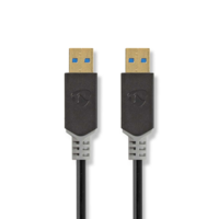 Nedis USB 3.2 Kabel A naar A 2 m USB 3.2 Kabel A naar A 2 m
