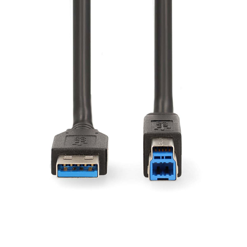 Nedis USB 3.2 Kabel A naar B 2 m USB 3.2 Kabel A naar B 2 m