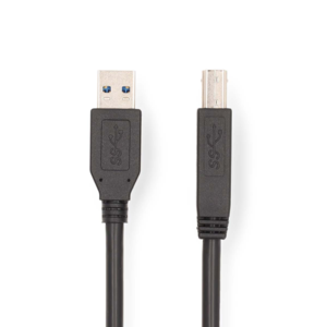 Nedis USB 3.2 Kabel A naar B 2 m Nedis USB 3.2 Kabel A naar B 2 m