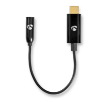 Nedis USB 3.2 Adapter C naar 3,5 mm minijack 15 cm USB 3.2 Adapter C naar 3,5 mm minijack 15 cm
