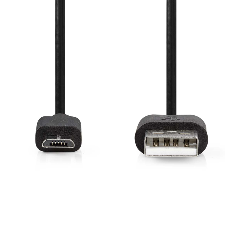 Nedis  USB 2.0 Kabel A naar Micro-B 1 m USB 2.0 Kabel A naar Micro-B 1 m