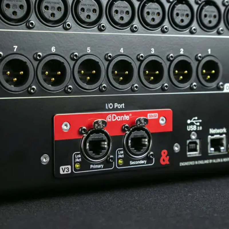 SQ Dante 32x32 Audio-interface voor SQ & AHM