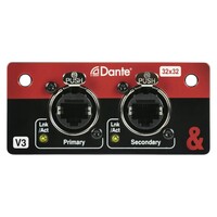 SQ Dante 32x32 Audio-interface voor SQ & AHM