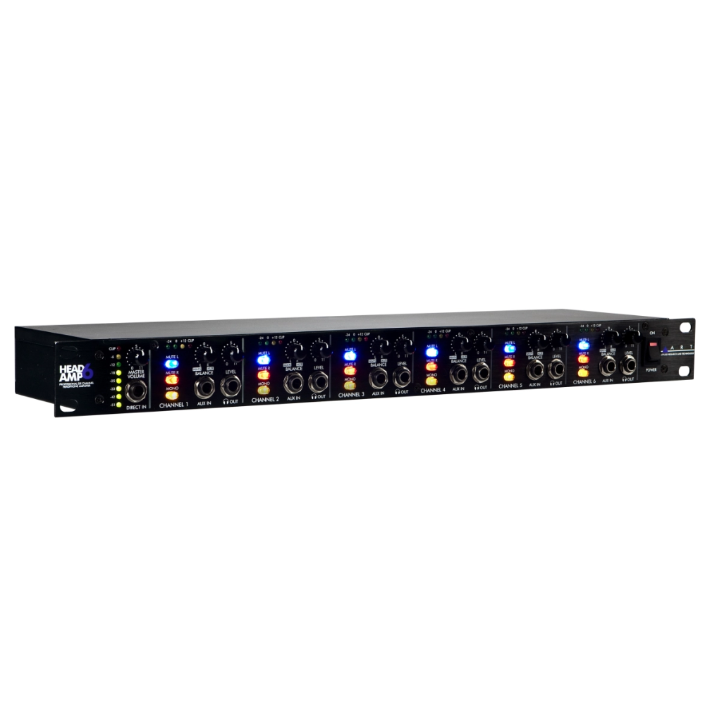 ART HeadAmp 6 6-kanaals hoofdtelefoonversterker afbeelding
