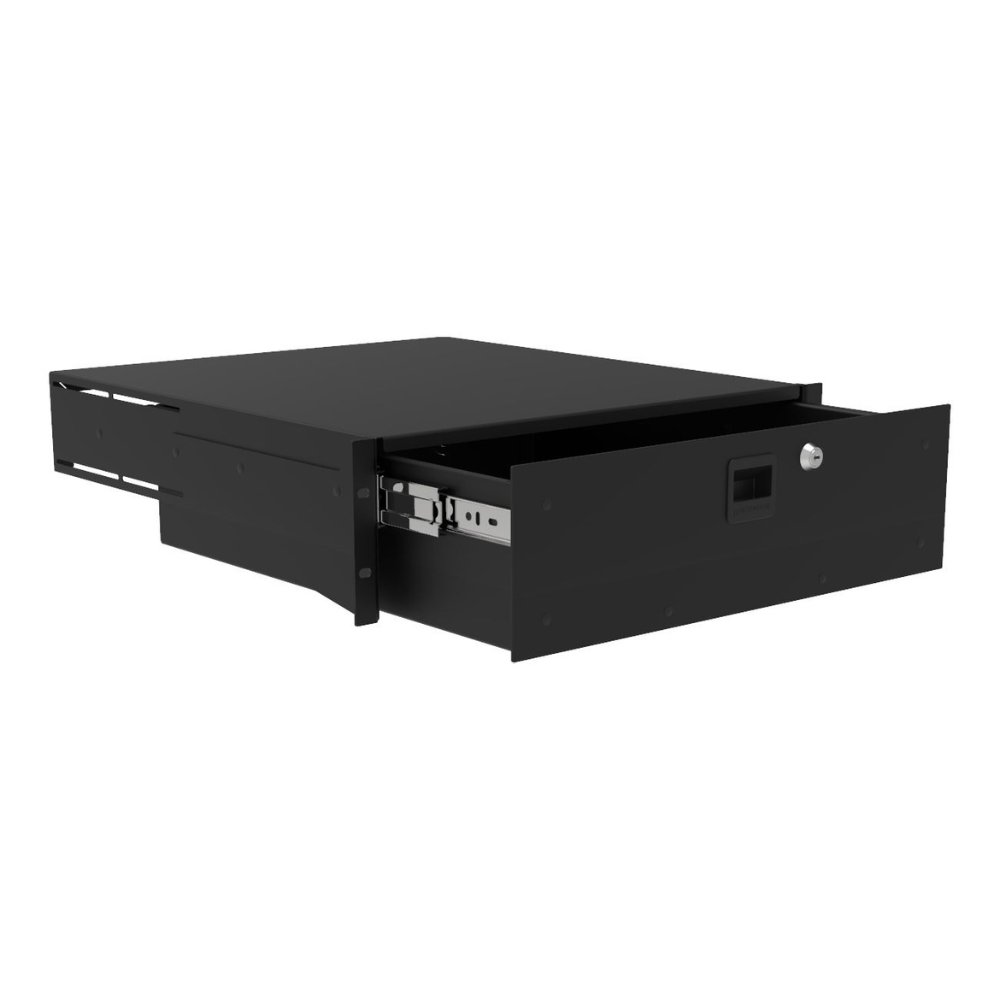 Penn Elcom R2295-18-3UK lichtgewicht racklade met slot 3 HE 485mm afbeelding