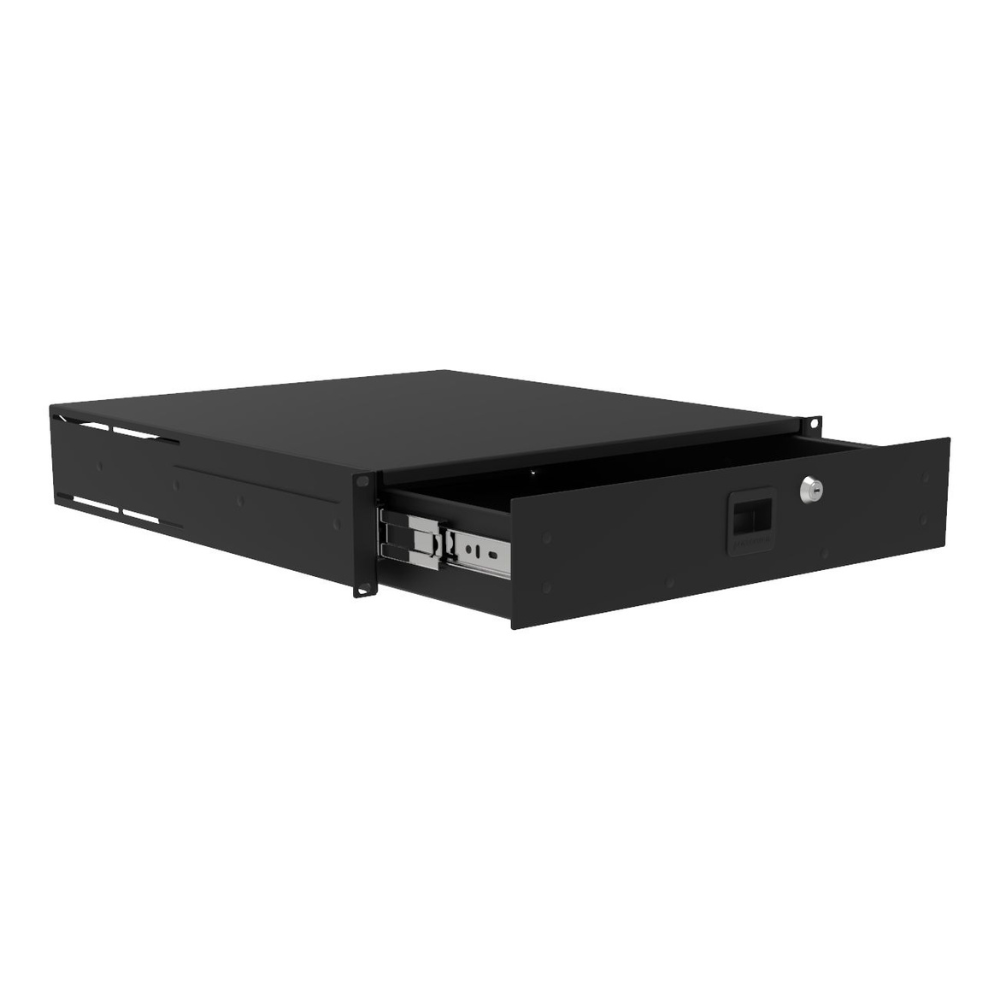 Penn Elcom R2295-18-2UK lichtgewicht racklade met slot 2 HE 485mm afbeelding