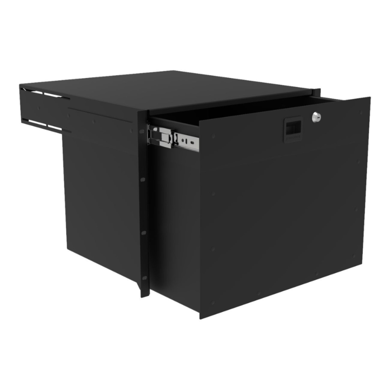 R2295-18-8UK lichtgewicht racklade met slot 8 HE 485mm