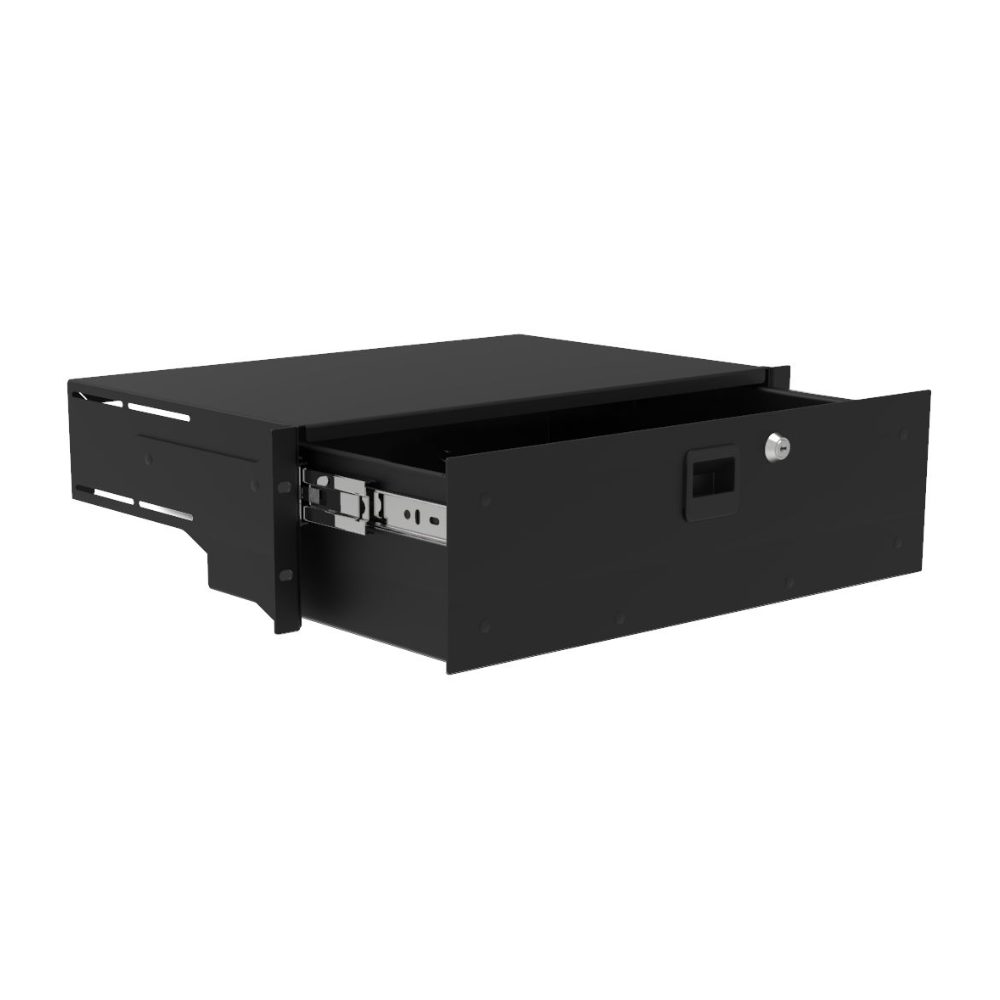Penn Elcom R2295-10-3UK lichtgewicht racklade met slot 3 HE 285mm afbeelding