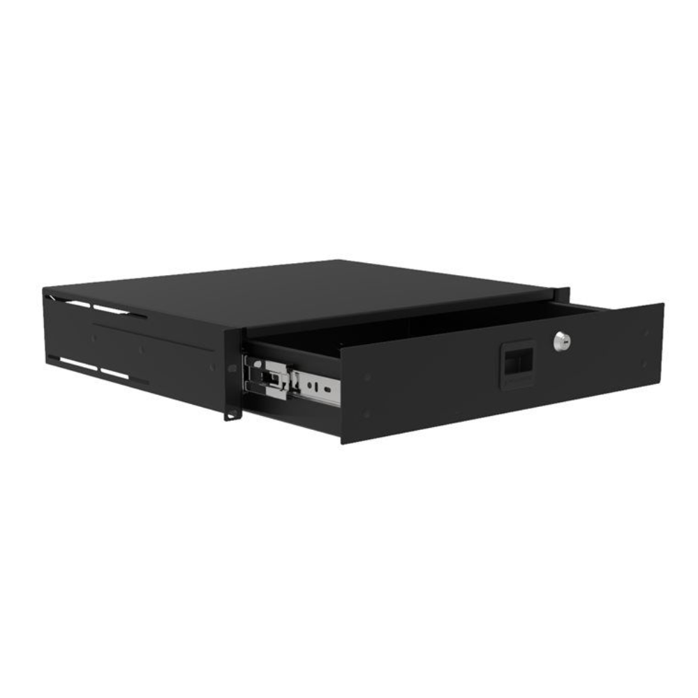 Penn Elcom R2295-2UK lichtgewicht racklade met slot 2 HE 385mm afbeelding