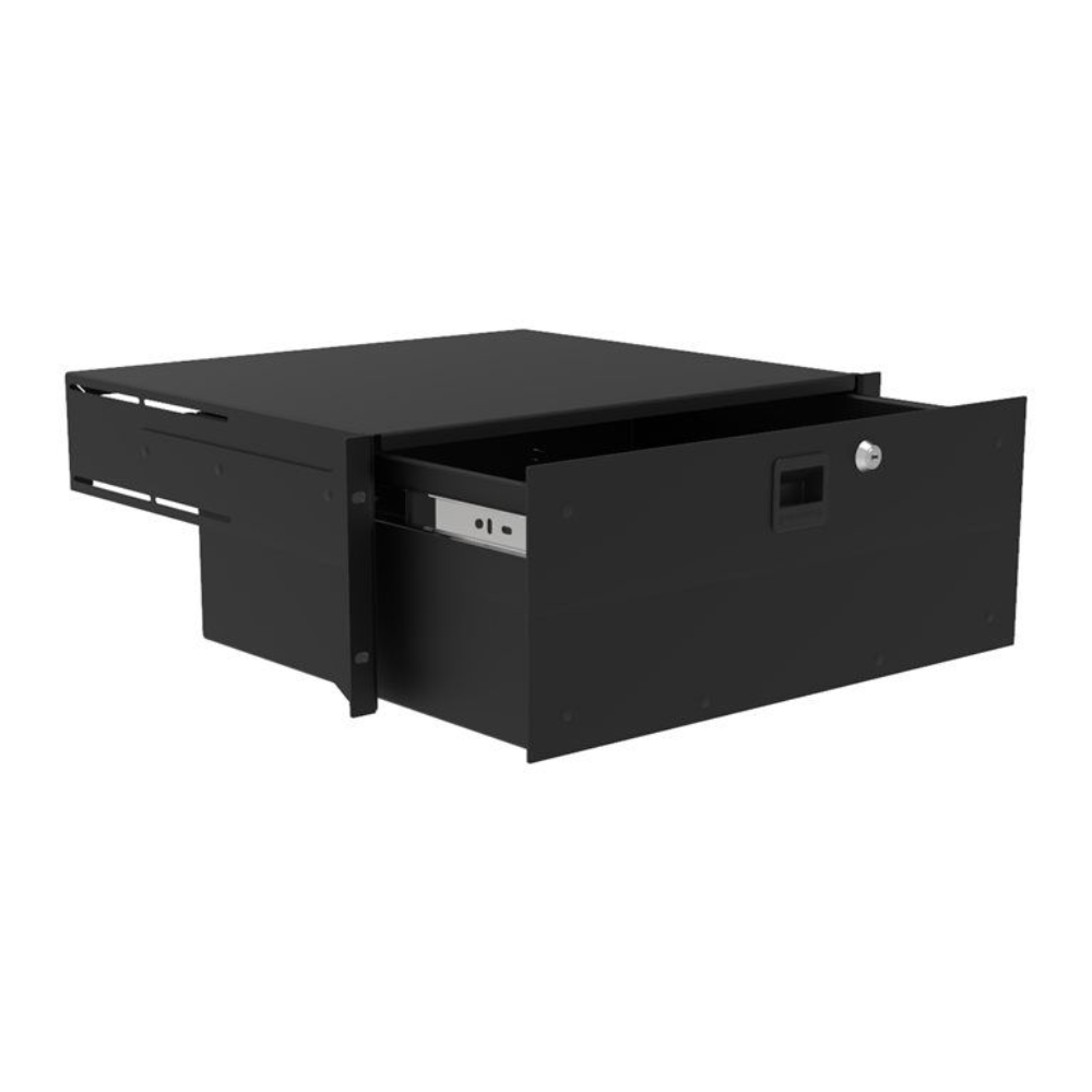 Penn Elcom R2295-4UK lichtgewicht racklade met slot 4 HE 385mm afbeelding