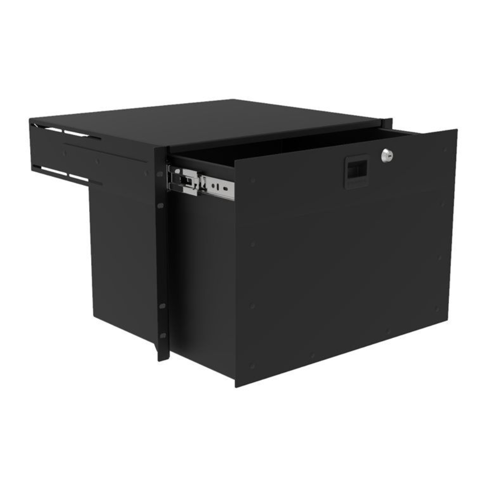 Penn Elcom R2295-7UK lichtgewicht racklade met slot 7 HE 385mm afbeelding
