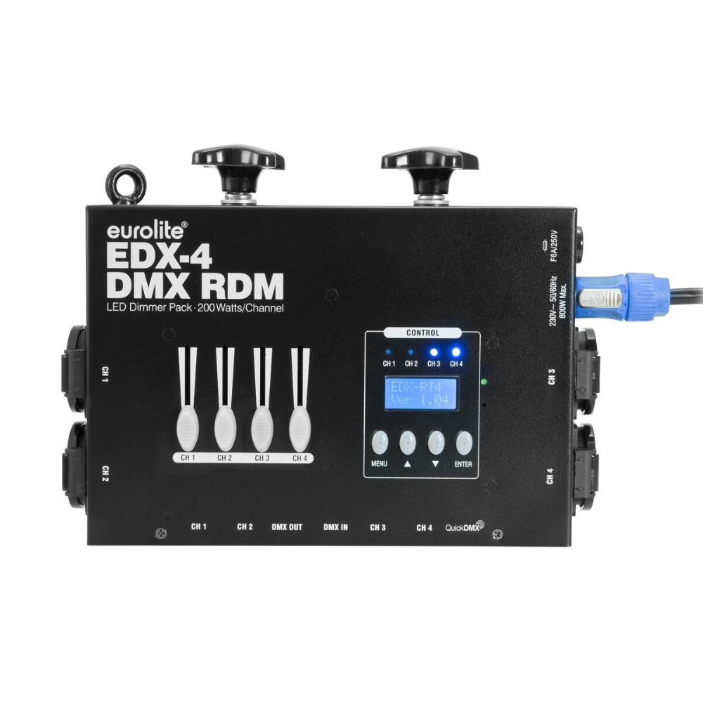 Eurolite EDX-4 DMX RDM LED Dimmerpack afbeelding