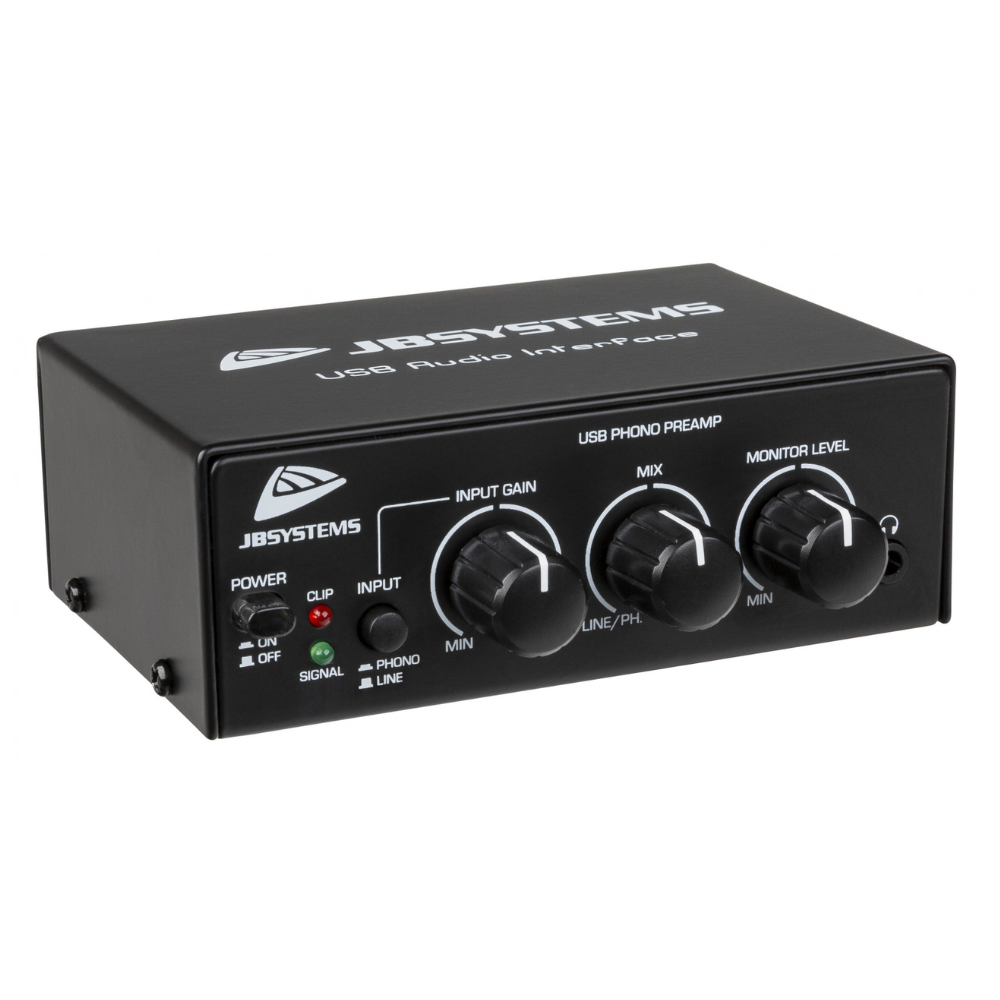 JB Systems USB Audio Interface & Phono voorversterker afbeelding