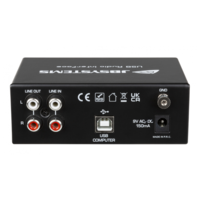 USB Audio Interface & Phono voorversterker