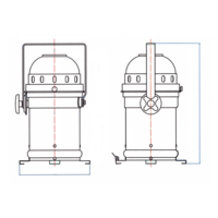 PAR16/Silver Armatuur met GU10 lampvoet zilver
