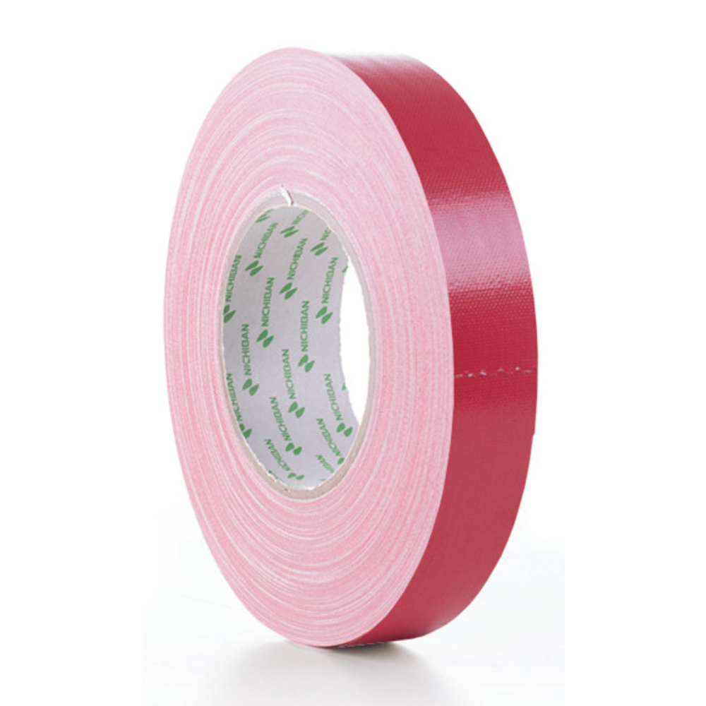 Nichiban Gaffa tape rol 25 mm 50 m rood afbeelding