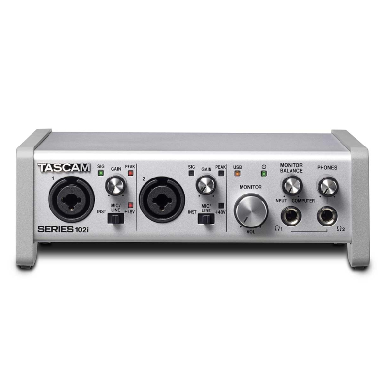 Tascam SERIES 102i USB Audio/MIDI Interface met DSP-mixer SERIES 102i USB Audio/MIDI Interface met DSP-mixer