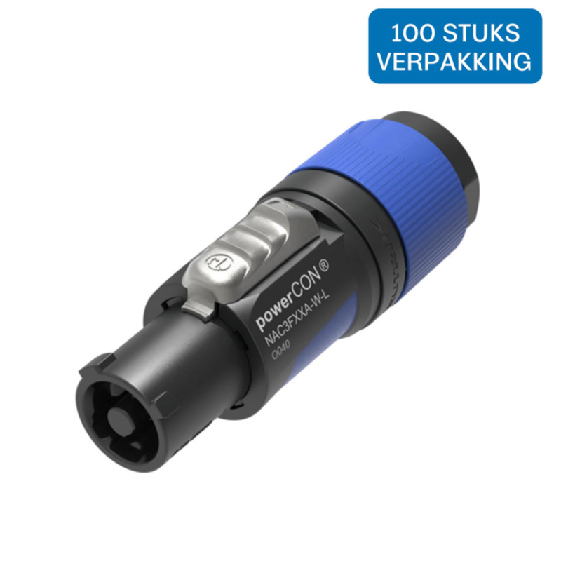 NAC3FXXA-W-L-D PowerCON Plug female (100 stuks)