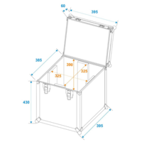 Flightcase voor B-40 HCL/Laser