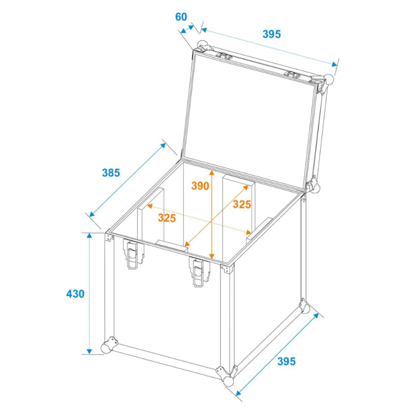 Flightcase voor B-40 HCL/Laser