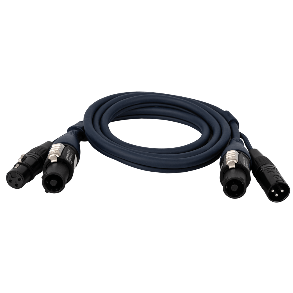 DAP Powercon/XLR audio combikabel 150cm afbeelding