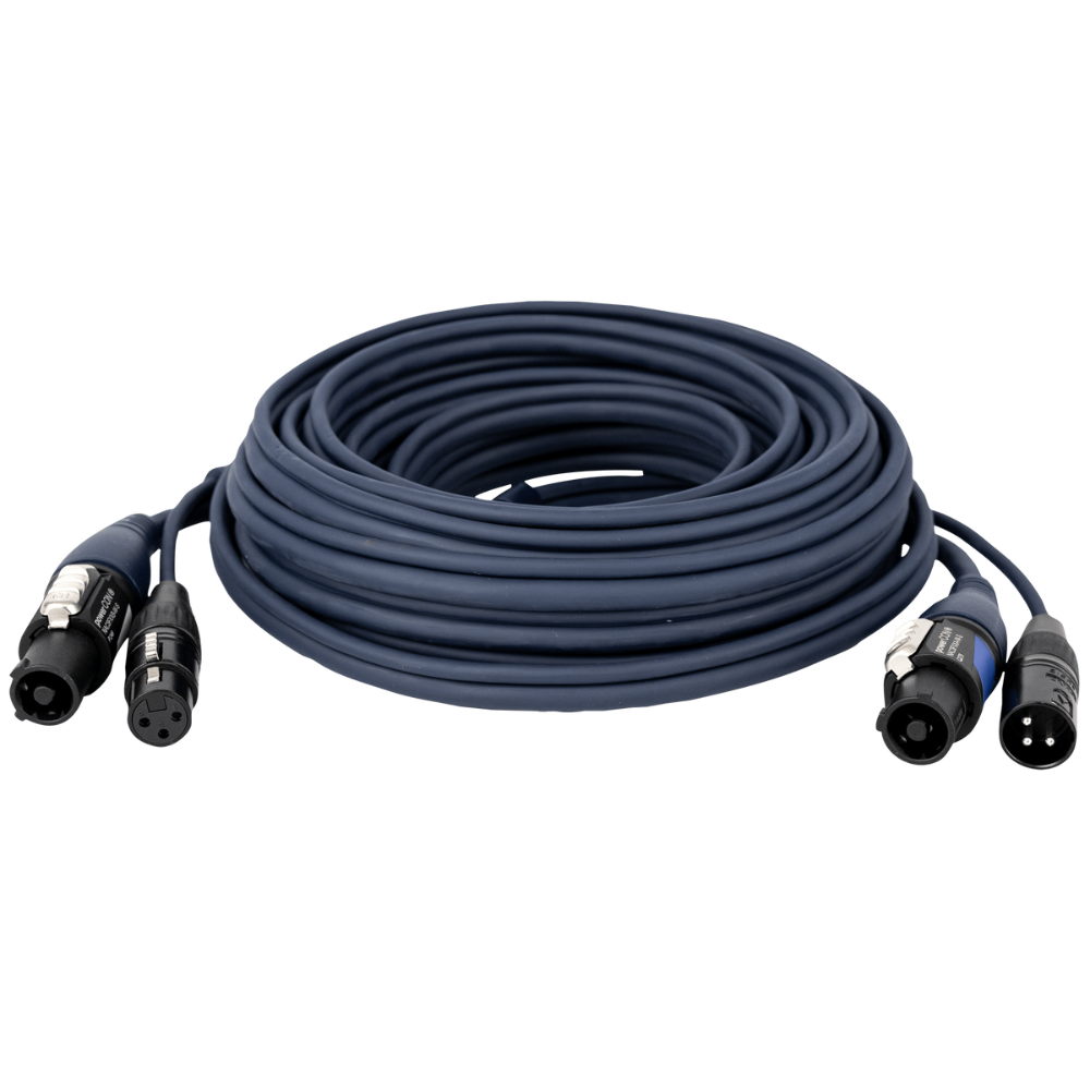 DAP Powercon/XLR audio combikabel 10m afbeelding