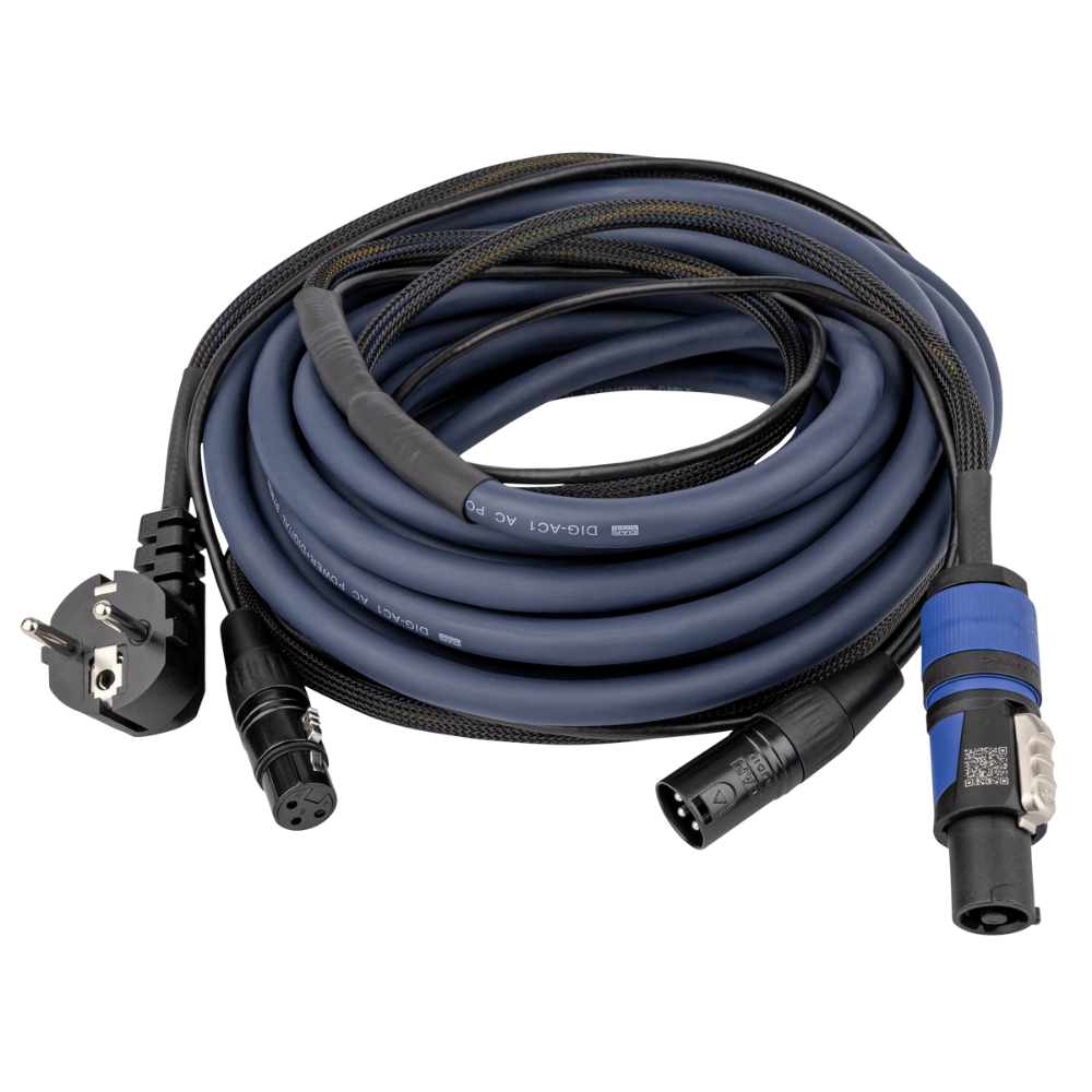 DAP Audio Powercon & signaal kabel 10m afbeelding