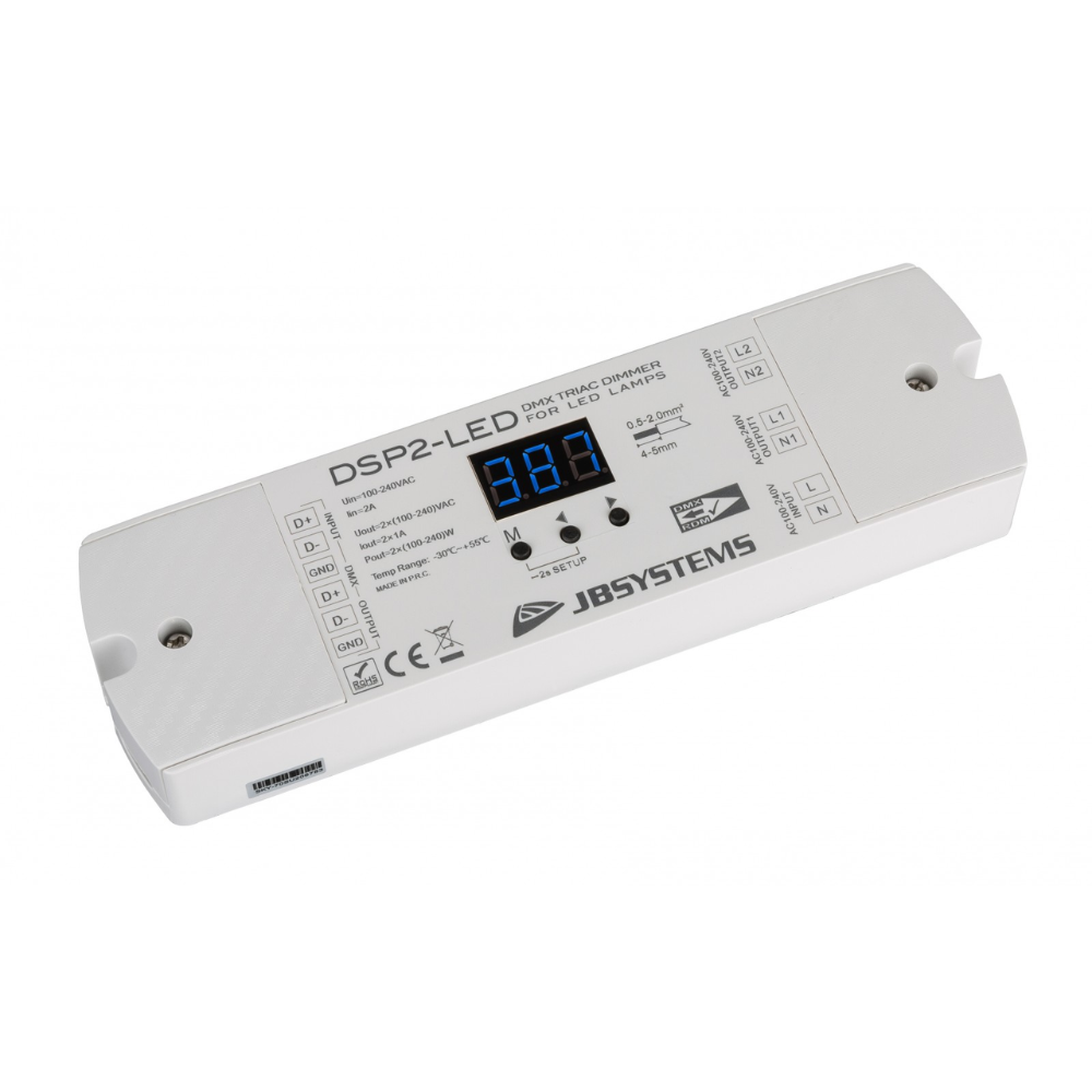 JB Systems DSP2-LED Triac dimmer/switch pack afbeelding