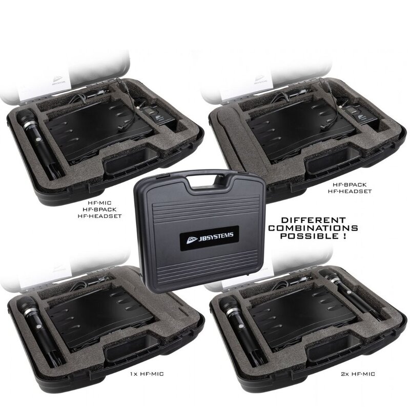 JB Systems HF-TWIN Dubbele draadloze microfoonontvanger HF-TWIN Dubbele draadloze microfoonontvanger