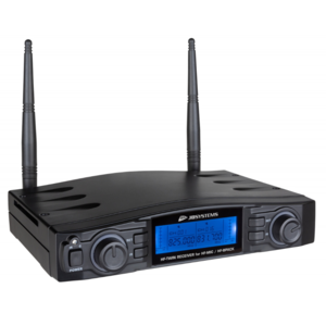 JB Systems HF-TWIN Dubbele draadloze microfoonontvanger JB Systems HF-TWIN Dubbele draadloze microfoonontvanger