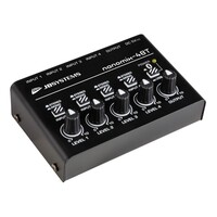 NANOMIX-4BT 4-kanaals mixer / audio-interface / bluetooth-ontvanger