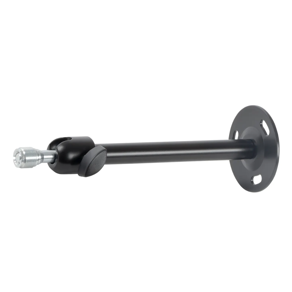 K&M 24350 Universele muurbeugel met draaibare kogel zwart afbeelding