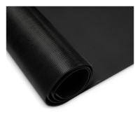 Defender Rubberen kabelmat geribbeld 1 m breed 2 m lang Rubberen kabelmat geribbeld 1 m breed 2 m lang