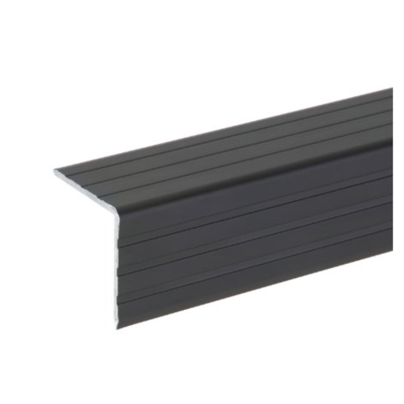 6105 BLK Aluminium hoekprofiel 30x30mm 1,5mm dik zwart