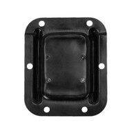 17343BLK Klein inbouw vlinderslot 9 mm diep zwart