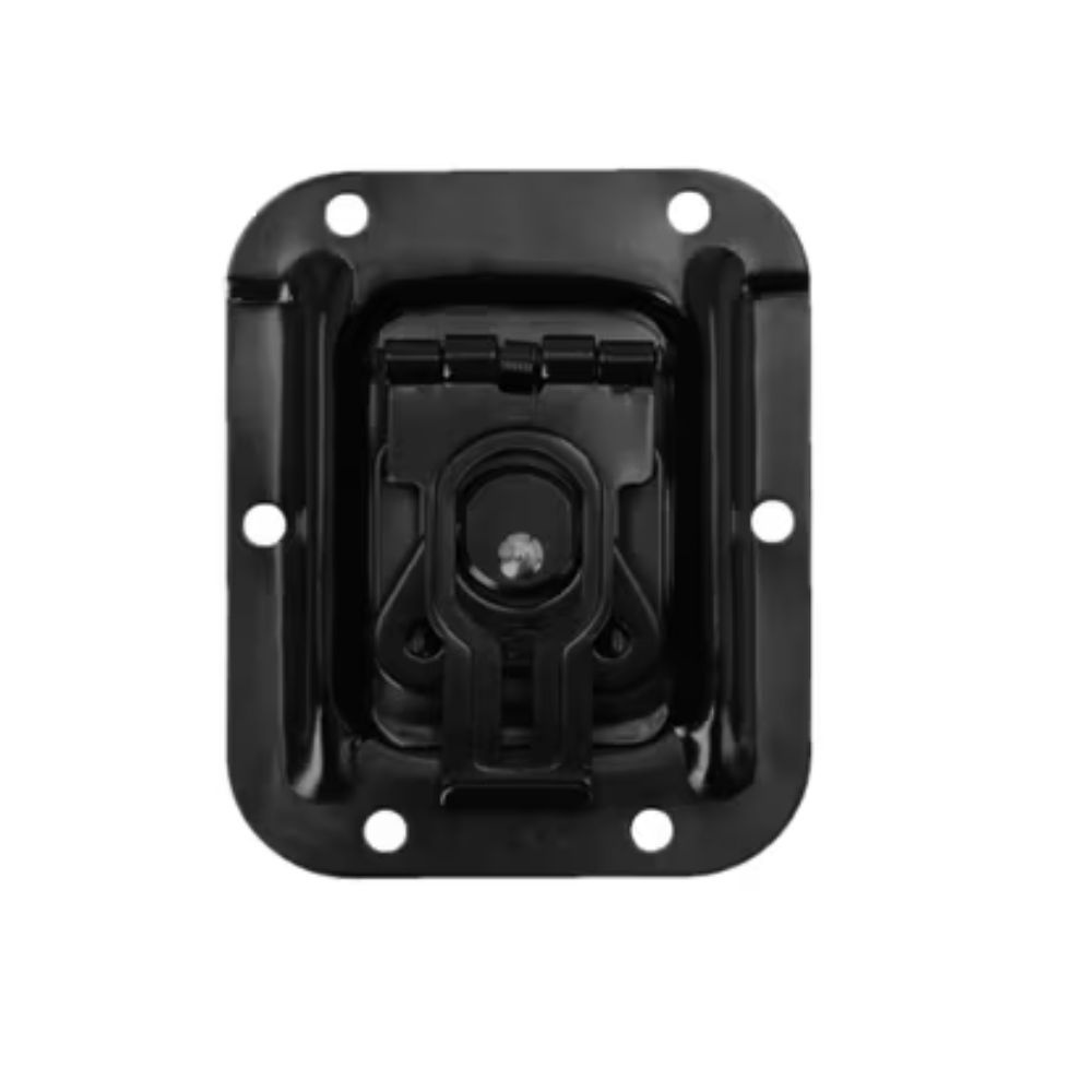 Adam Hall 17343BLK Klein inbouw vlinderslot 9 mm diep zwart afbeelding