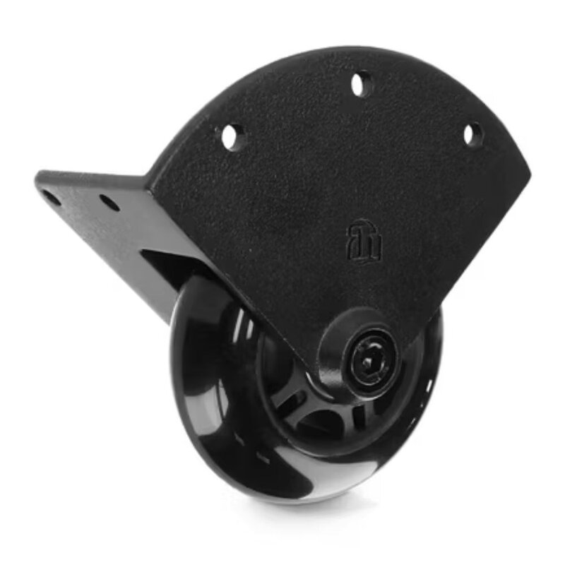 37450SBLK Inbouw flightcase hoekwiel zwart