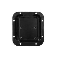 17302BLK Groot inbouw vlinderslot 14 mm diep zwart