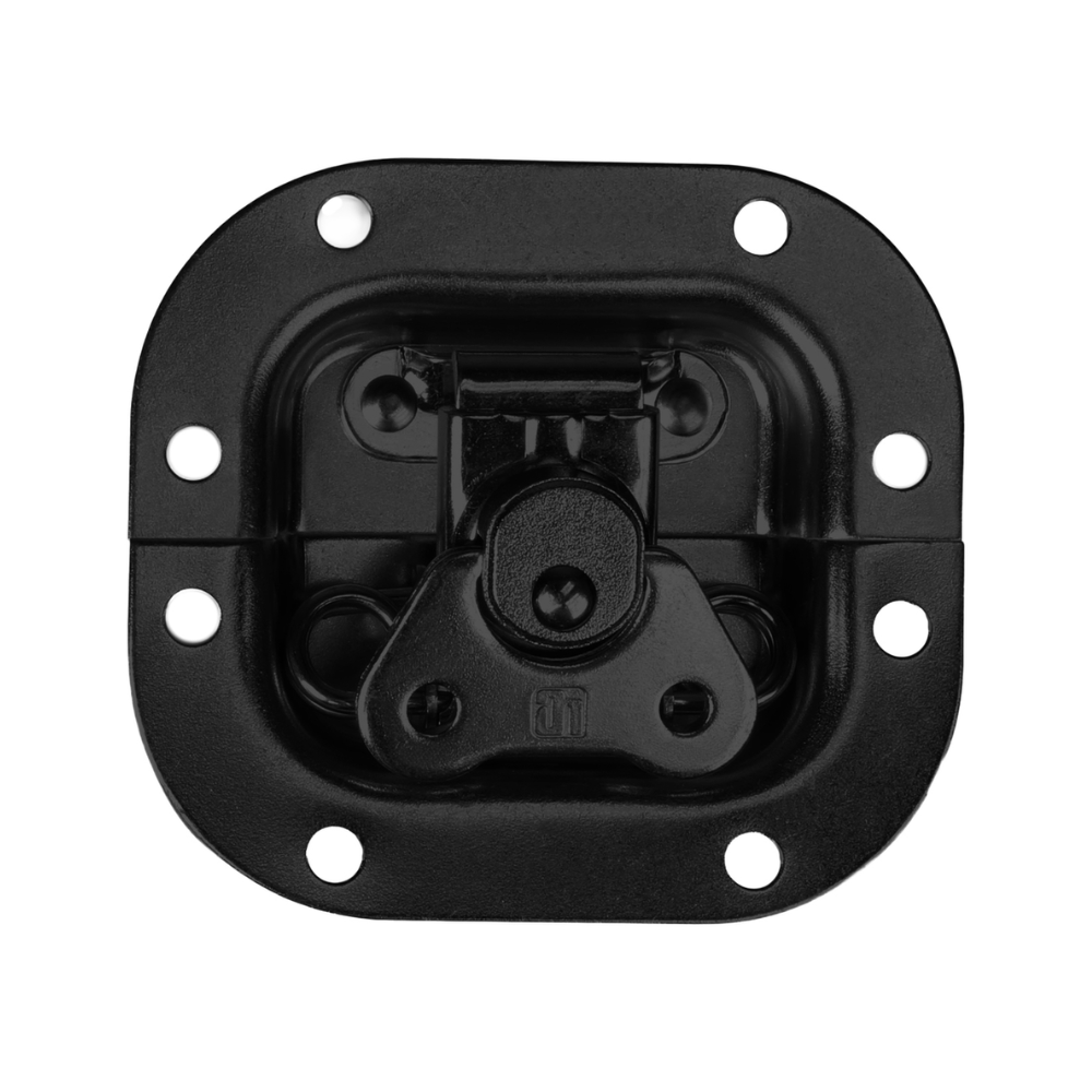 Adam Hall 17373SBLK Klein inbouw vlinderslot 9,8 mm diep zwart afbeelding