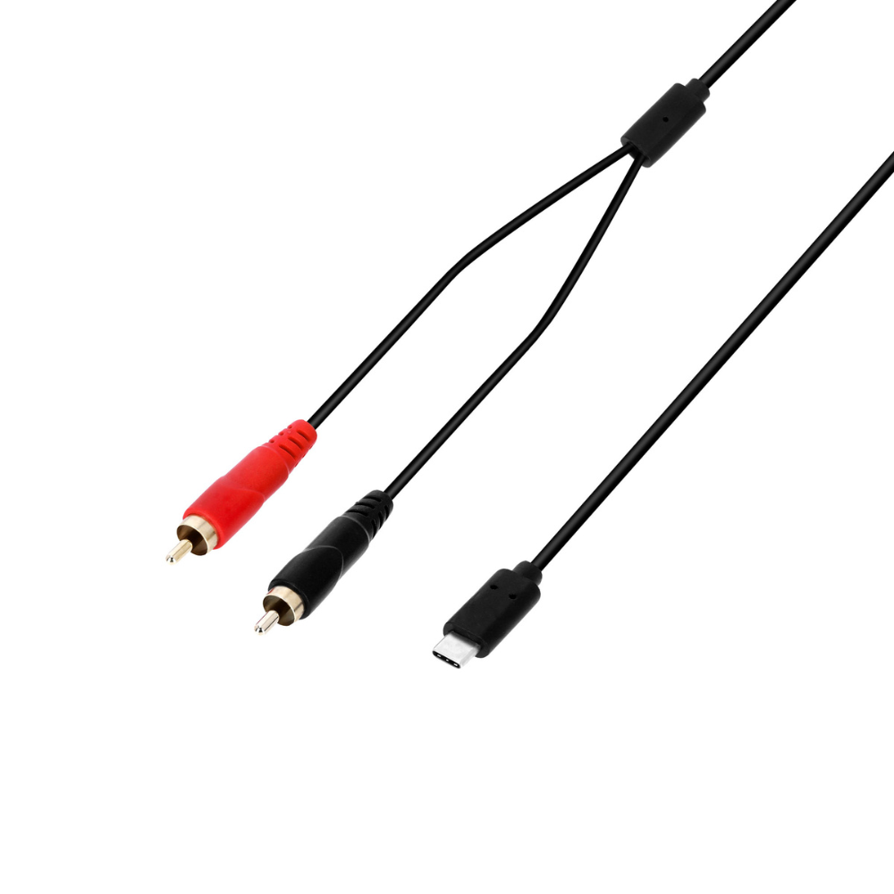 Adam Hall 3 STAR Audiokabel USB-C naar 2x RCA 1,5m afbeelding