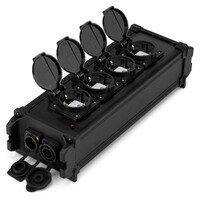 PSB45 Power splitter box P-Con TR IN/UIT - UIT + 4x shuko