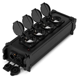 PD-Connex PSB45 Power splitter box P-Con TR IN/UIT - UIT + 4x shuko PD-Connex PSB45 Power splitter box P-Con TR IN/UIT - UIT + 4x shuko