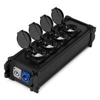 PSB40 Power splitter box P-Con IN/UIT - UIT + 4x shuko