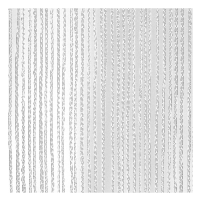 Pipe and drape spaghetti koordgordijn 400x300cm wit