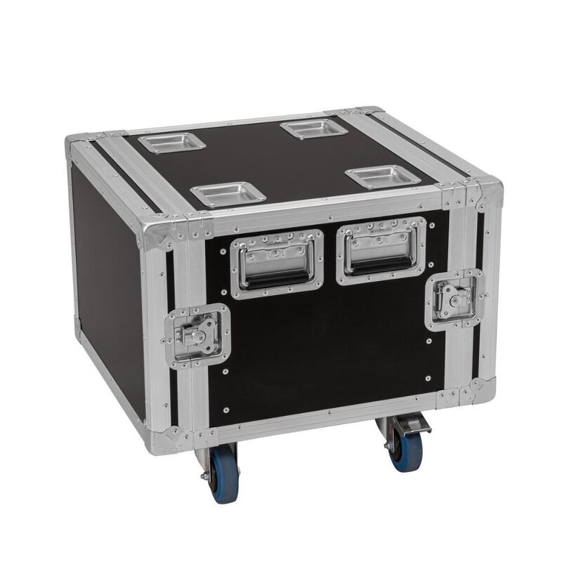 Rack Profi 19 inch flightcase 8HE 450 mm diep met wielen