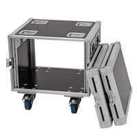 Roadinger Rack Profi 19 inch flightcase 6HE 450 mm diep Rack Profi 19 inch flightcase 6HE 450 mm diep