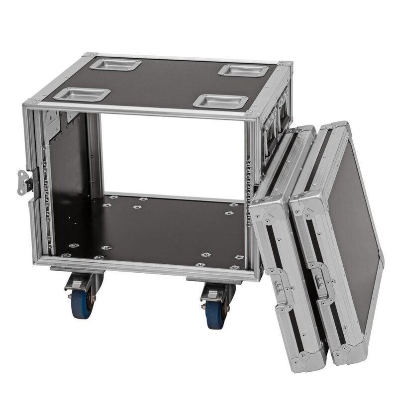 Roadinger Rack Profi 19 inch flightcase 6HE 450 mm diep Rack Profi 19 inch flightcase 6HE 450 mm diep