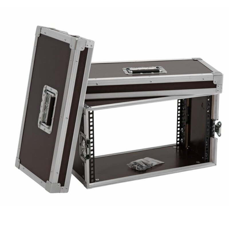 Roadinger Rack Profi 19 inch flightcase 6HE 250 mm diep Rack Profi 19 inch flightcase 6HE 250 mm diep