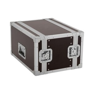 Roadinger Rack Profi 19 inch flightcase 6HE 250 mm diep Roadinger Rack Profi 19 inch flightcase 6HE 250 mm diep