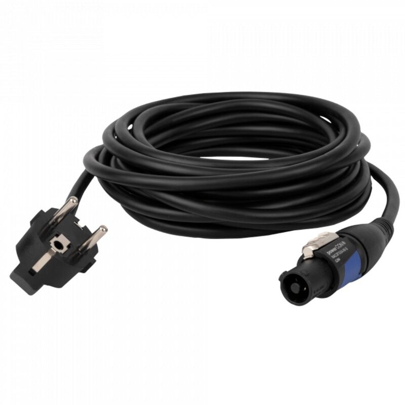 Showtec Powerconkabel aansluitsnoer 3x 1,5 mm 6 m Powerconkabel aansluitsnoer 3x 1,5 mm 6 m